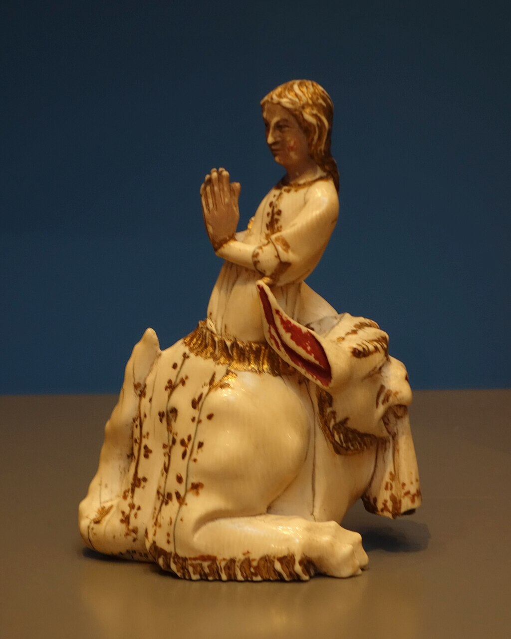 1024px figure of st margaret paris france c 1325 1350 ivory gold pigment  british museum  dsc00115