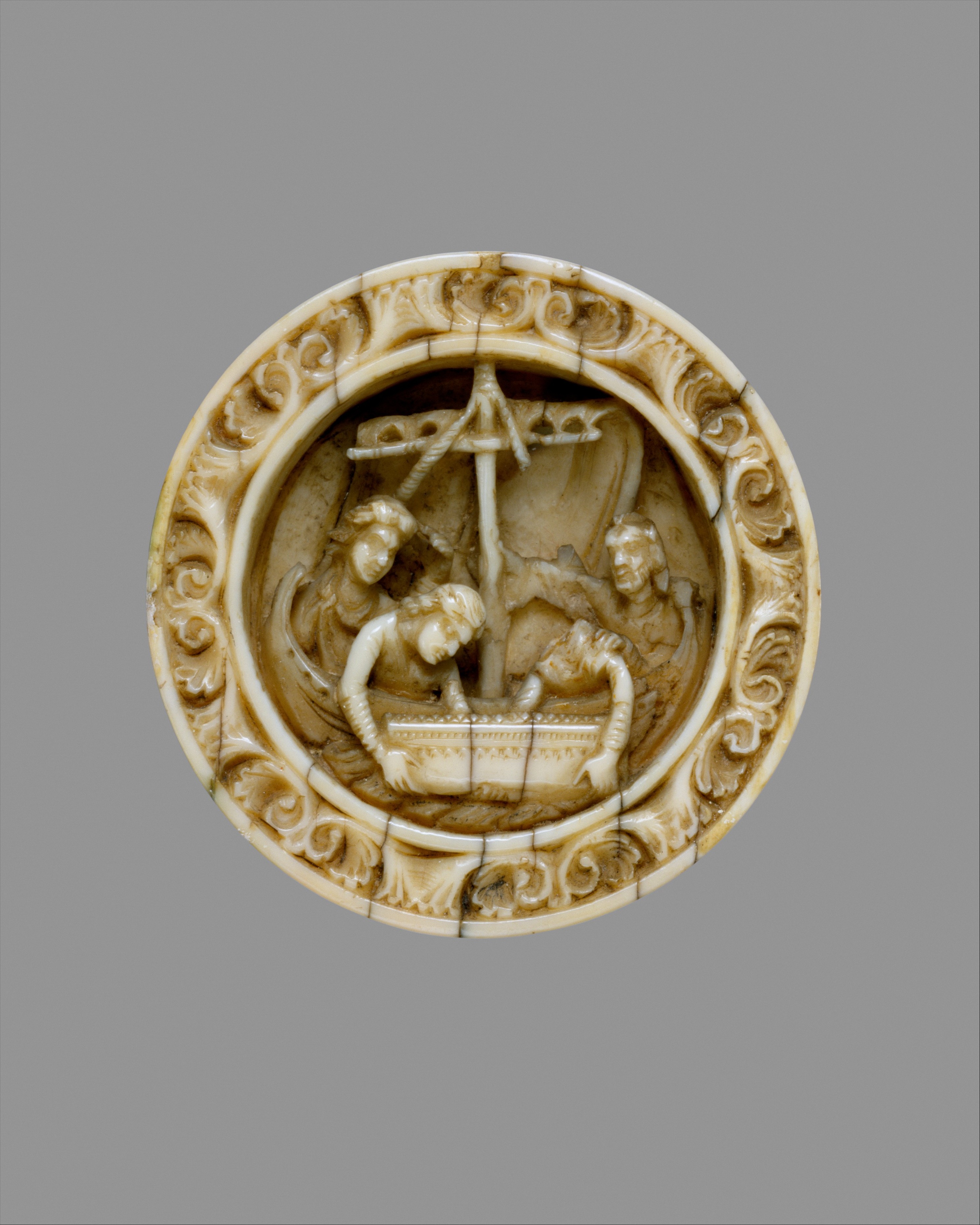 game piece with a scene from the life of apollonius of tyre met dt144