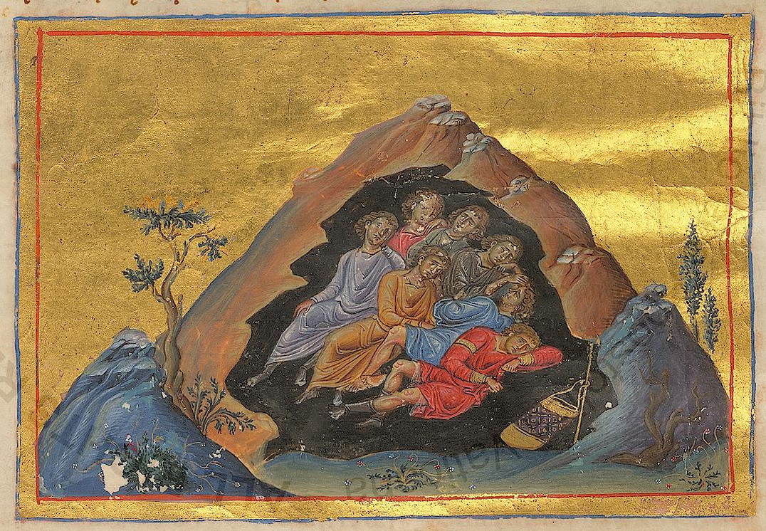 seven sleepers menologion of basil ii