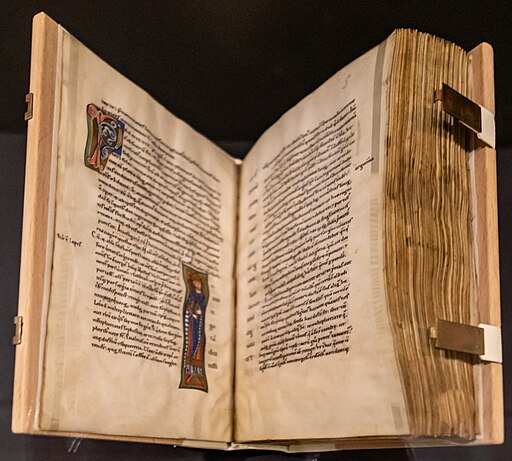 Boethius manuscript with a portrait of Barbarossa