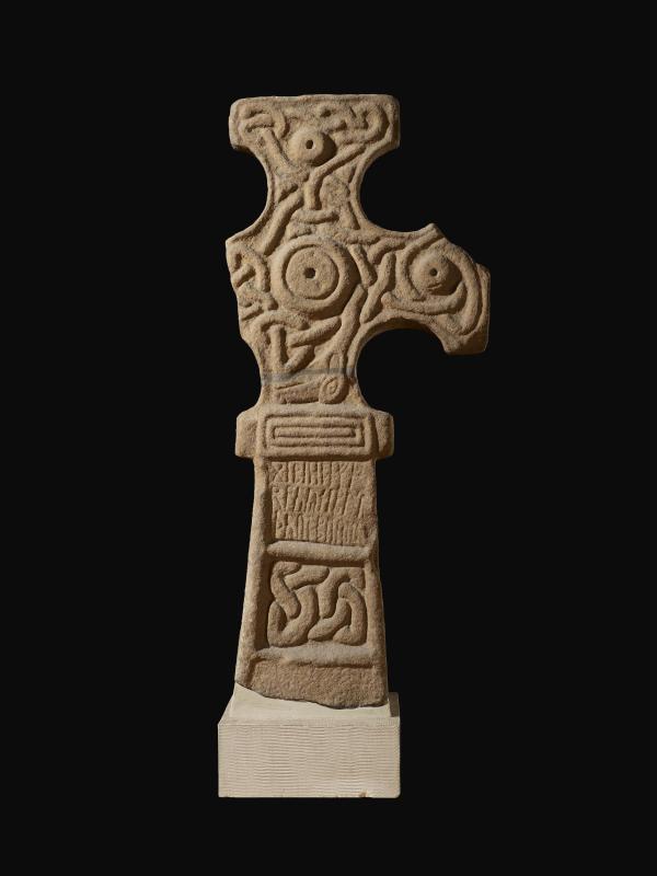 Fragmentary Anglo-Saxon stone cross