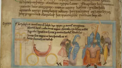 Image from an illustrated manuscript