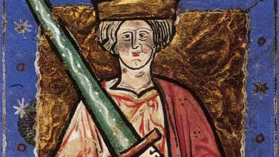 King Ethelred enthroned