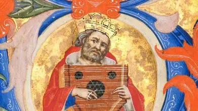 don simone camaldolese circa 1380 david with psaltery