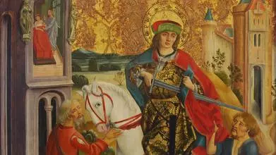 unknown painter  saint martin and the beggar  wga23843