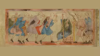  11th century Anglo-Saxon illuminated manuscript (Old English Hexateuch) 