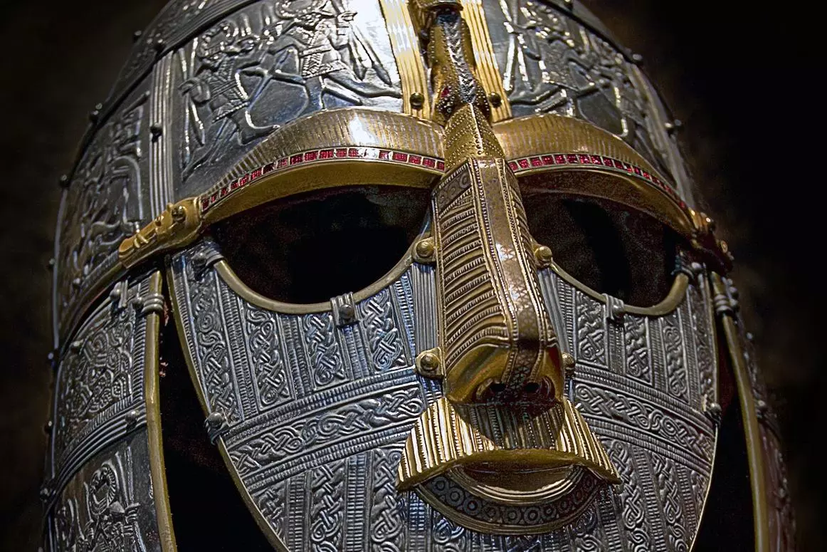 Image of an Anglo-Saxon king's helmet