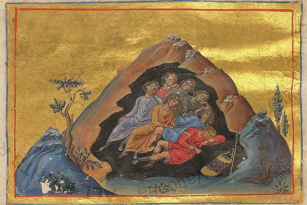 seven sleepers menologion of basil ii